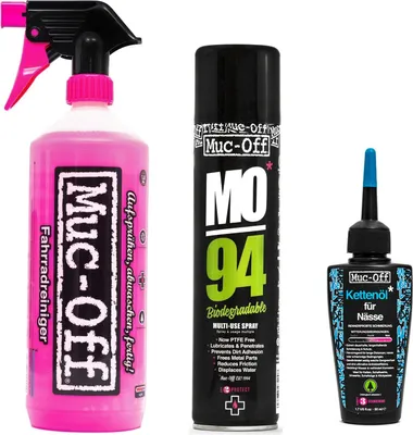 Produktbild von Muc Off Fahrradreiniger Wash Protect Lube Kit Set 3-teilig