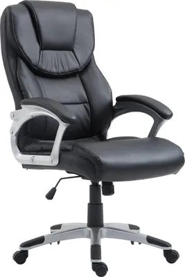 Immagine prodotto di Sedia ergonomica per ufficio - Sedia da ufficio - Girevole e inclinabile per un comfort ottimale | Colore: nero