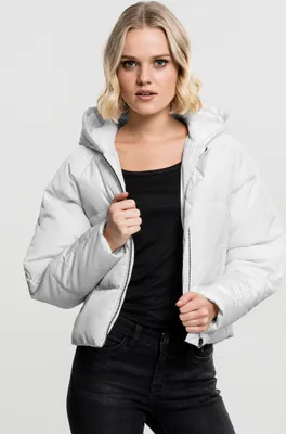 Produktbild von Urban Classics Damen Leichte Jacke Ladies Hooded Oversized Puffer Jacket Offwhite-M