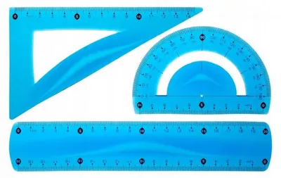 Produktbild von Tetis Schul-Geometrie-Set für Kinder - Blau