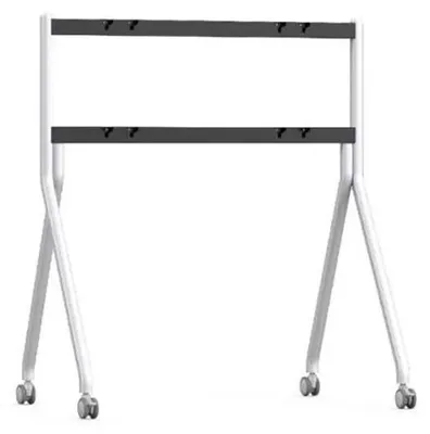 Produktbild von Huawei Wagen - für Flachbildschirm - Kohlenstoffstahl - weiß - Bildschirmgröße: 165 cm, 191 cm, 218 cm (65", 75", 86")