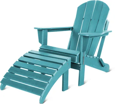 Produktbild von Aspero Gartenstuhl Adirondack mit Fußstütze
