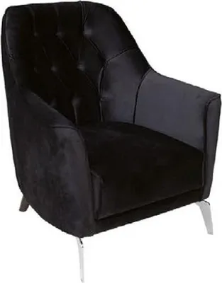 Produktbild von Modernes Wohnzimmer Set 2 weiche Chesterfield Sofas + moderner schwarzer Sessel