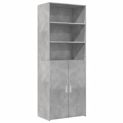 Obrázok produktu pre vidaXL Highboard concrete grey 70x42,5x185 cm materiál na báze dreva