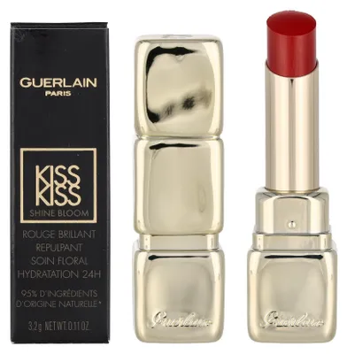 Produktbild von Guerlain KissKiss Shine Bloom, Rot, Wild Kiss, 1 Farben, Feuchtigkeitsspendend, Glanz, Creme