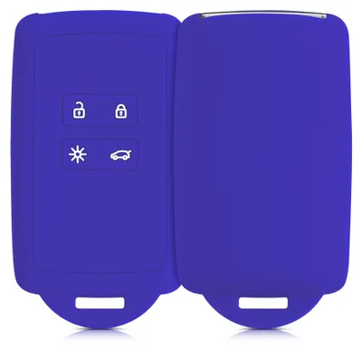 Produktbild von kwmobile Schlüsselhülle für Renault 4-Tasten Smartkey Autoschlüssel (nur Keyless Go) Hülle - Autoschlüssel Schlüssel Hülle aus Silikon -