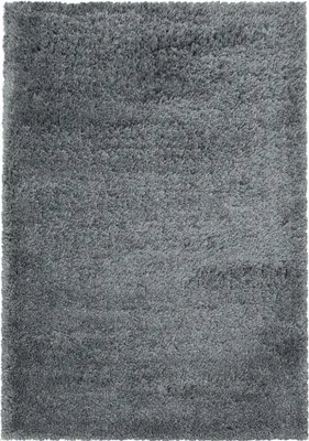 Produktbild von Hochflor Teppich Francesca Läufer, Farbe: Hellgrau, Größe:60x110 cm
