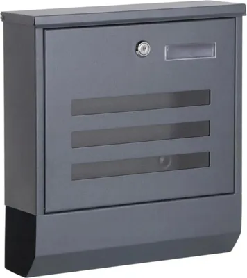 Produktbild von Zeitungsbriefkasten aus Edelstahl