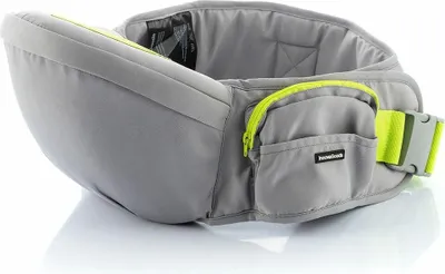 Obrázek produktu pro InnovaGoods - Ergonomický nosič pro děti se 2 kapsami, 3 polohami nošení a snadným čištěním, prodyšný, protiskluzový, bavlna, barevný