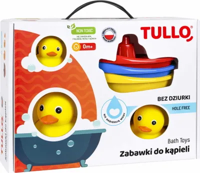 Obrázek produktu pro TULLO Hračky do vany 6 ks bez otvoru 516