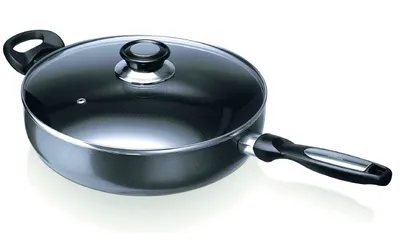 Produktbild von BEKA Pro Induc, Rund, Schwenkpfanne, Schwarz, Aluminium, 4 l, Glas