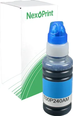 Produktbild von Druckerpatrone kompatibel zu Epson C13T00P240 104 cyan EcoTank ET-2720 Epson ET-2715 Epson ET-2714 Unlimited Epson ET-2714 Epson ET-2712