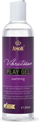 Immagine prodotto di Vibratissimo Play Gel Warming 250 ml | Lubrificante riscaldante | Gel lubrificante Adatto per giocattoli erotici e preservativi in lattice