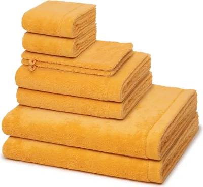Produktbild von Cawö Lifestyle 2 X Wasch- 2 X Gäste- 2 X Dusch- 2 X Handtuch im Set Weich und extra flauschig, Voluminös, hautsympathisch und saugstark, Puristisch edles Design 8er Set