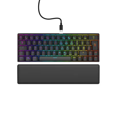 Produktbild von Hama Exodus 760, Kabelgebunden, USB, Mechanischer Switch, QWERTZ, RGB-LED, Schwarz