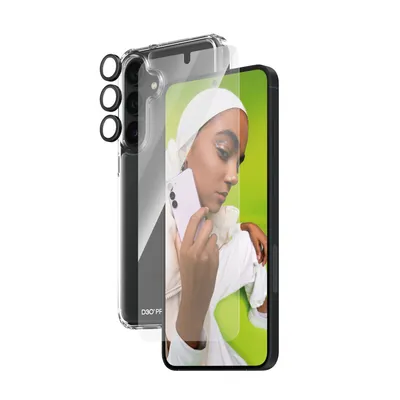 Zdjęcie produktu dla Zestaw ochronny PanzerGlass™ 3 w 1 dla Samsung Galaxy S24+