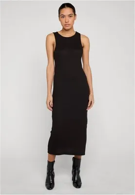 Immagine prodotto di Urban Classics Abito lungo da donna, modello Racerback a costine, nero, taglia M