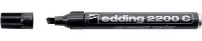Image de Edding 4-2200C 001 marqueur indélébile Pointe biseautée Noir 10 pièce(s)