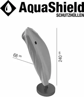 Image de Housse pour parasol AquaShield, avec baleine 240x68 cm fermeture éclair cordon de serrage avec stoppeur 1x Active Air System