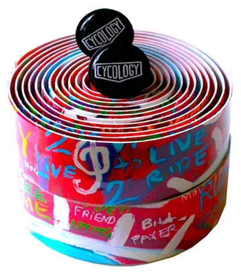 Image de Bande de guidon Cycology See Me Multicolore One Size