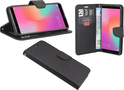 Obrázek produktu pro Honor View 10 pouzdro na mobilní telefon flipové pouzdro ochranné pouzdro na smartphone černé