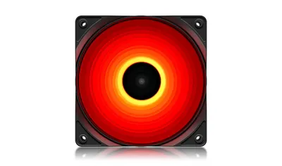 Produktbild von DeepCool RF120R, Ventilator, 12 cm, 1300 RPM, Schwarz, Durchscheinend