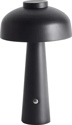 Obrázek produktu pro BELIANI Stolní LED lampa černá železná se stínidlem bezdrátová moderní osvětlení interiér