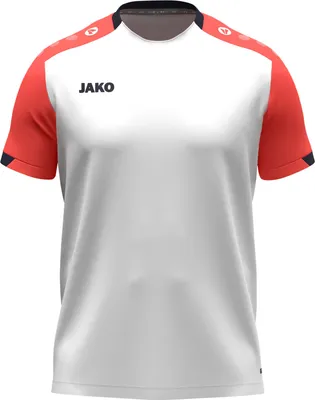 Produktbild von JAKO Unisex T-Shirt Dynamic - 6170, Farbe:weiß/coral/marine, Größe:L