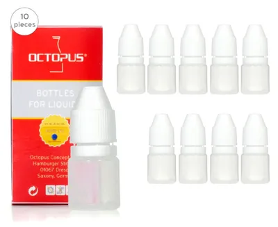 Obrázok produktu pre 10 kvapkadiel 3 ml z LDPE, G13, plastové fľaše s kvapkadlom, biele