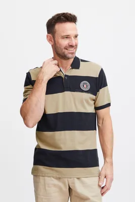 Produktbild von FQ1924 FQPeter Herren Poloshirt Shirt Polokragen elastisch Baumwollmischung Regular fit