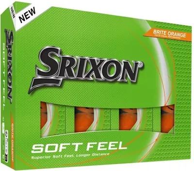 Image de Srixon Soft Feel 14 Brite Orange 12 Balles de Golf