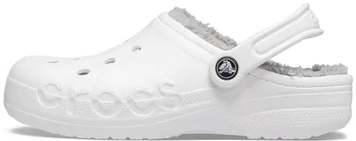 Produktbild von Crocs Uni Erwachsene Baya Lined Clog Clog, White/Light Grey, 43/44 EU