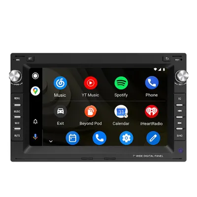 Produktbild von Android Autoradio 7 Zoll 128GB für VW Golf 4 Polo 9N Passat B5 mit CarPlay & Android Auto Navigation & Bluetooth