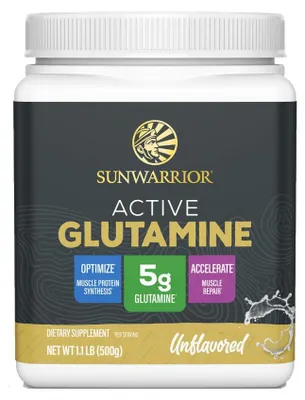 Produktbild von Sunwarrior Active Glutamine (500g) Unflavoured - Aminosäuren - Glutamin