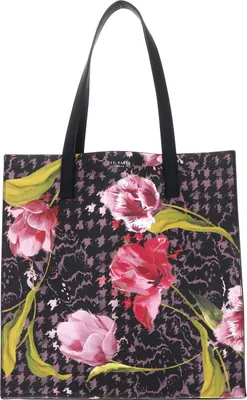 Produktbild von Ted Baker Schultertasche Shopper Floral Printed Icon Bag Black mehrfarbig