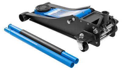 Produktbild von Hydraulischer Wagenheber Högert Technik – 2.5T, Professional, 72mm - 505mm, Tragfähigkeit 2500 kg, Stahl, Hebetechnik, Bodenheber, Art. HT8G060