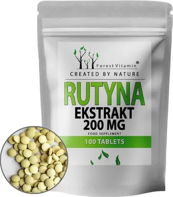 Produktbild von Rutin 200mg - 100 Tabletten - 100% natürlicher Extrakt - Vegan - Forest Vitamin