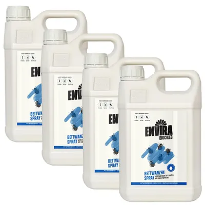 Produktbild von Envira Bettwanzen Abwehrspray im Vorteilspack 4x5L