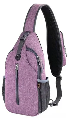 Produktbild von Crossbody-Rucksack, Umhängetasche, Tragetasche, Reise- und Wandertasche, Brusttasche, Tagesrucksack
