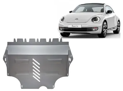 Immagine prodotto di Protezione sottoscocca in alluminio per motore e cambio della Volkswagen New Beetle