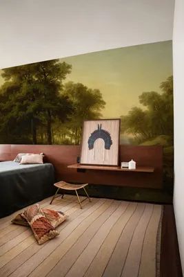 Produktbild von Coloray Fototapete 104x70 cm An Einer Wand Latex Latextapete -  Fluss-Sonnenuntergang-Design-Papier