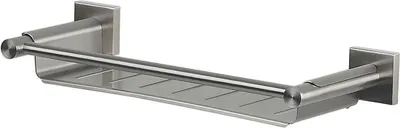 Produktbild von Spirella Wand Ablage "NYO" Badezimmerablage Ablage Wandablage für das Badezimmer aus Edelstahl 30cm - zum kleben und bohren