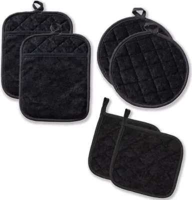 Produktbild von Topflappen Topfuntersetzer & Ofenhandschuhe Hitzebestaendig 260℃ 6 Set