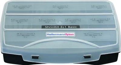 Immagine prodotto di Hellermann Schrumpfschlauch-Set, ShrinKit 321 Basic, 220 teilig - 485806