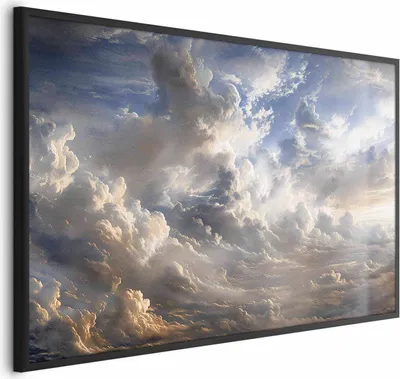 Produktbild von Posterpapier Poster - Golden Reflections on Clouds Announcing Dusk 30x21 cm Muster b-H-10056-ao-a