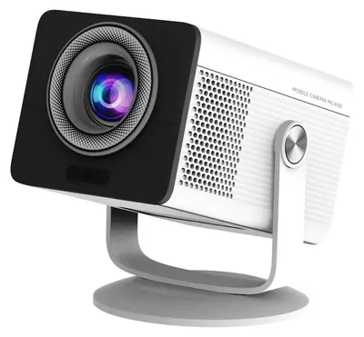Image de Projecteur extérieur - MC400 LED - WiFi 6 / Bluetooth 5.4 - Compatible 4K - Résolution HD 720p - 1000 lumens - Système Android - Prise EU