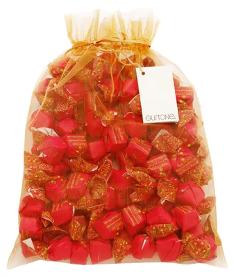 Produktbild von Antica Torroneria Gustone Schokoladentrüffel 70 Stück je 14g Geschenkset 1kg Tartufi dolci Lampone e Pistacchio (Himbeere und Pistazie)