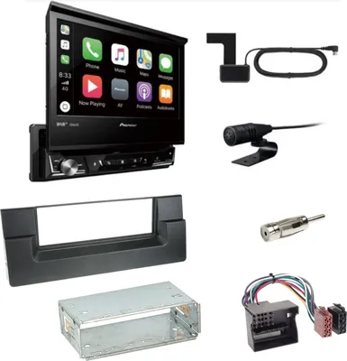 Produktbild von Pioneer AVH-Z7200DAB Digitalradio Bluetooth Einbauset für BMW 5er E39 ab 10/2000