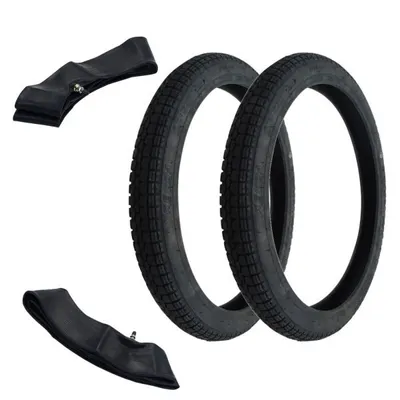 Zdjęcie produktu dla 2x Opony Kenda K260 2.25-17 (2 1/4 x 17) 33L TT + dętka