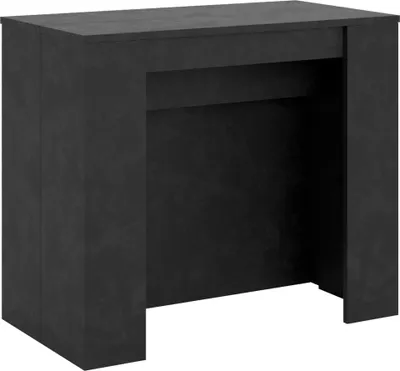 Zdjęcie produktu dla ITAMOBY - Konsola rozkładana 90x48/296 cm Venus Antracytowy efekt stucco wewnętrzne przedłużenia